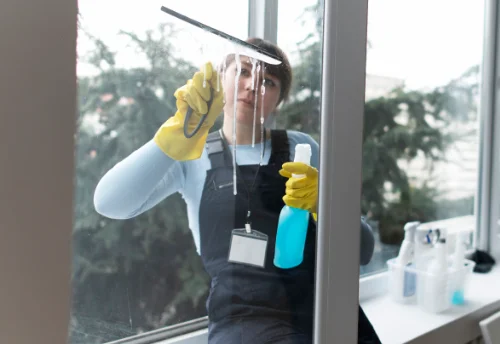 Nettoyage de vitres intérieures et extérieures à Cruguel